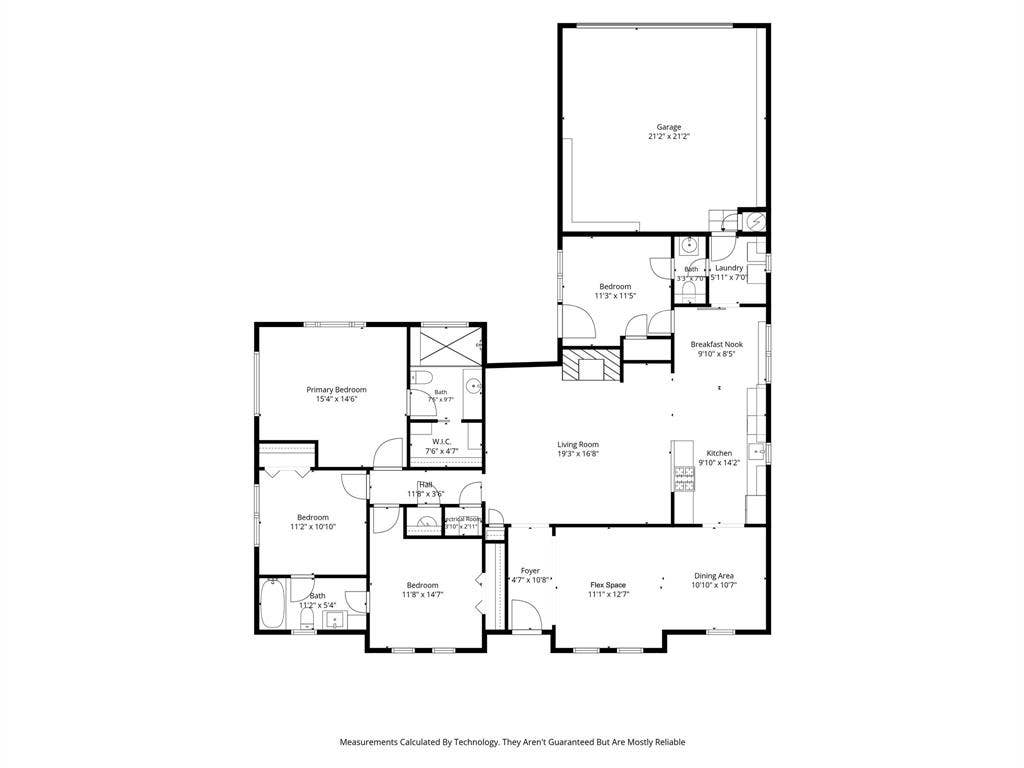 5021 Ashbrook Road, Dallas, TX 75227 Floor plan