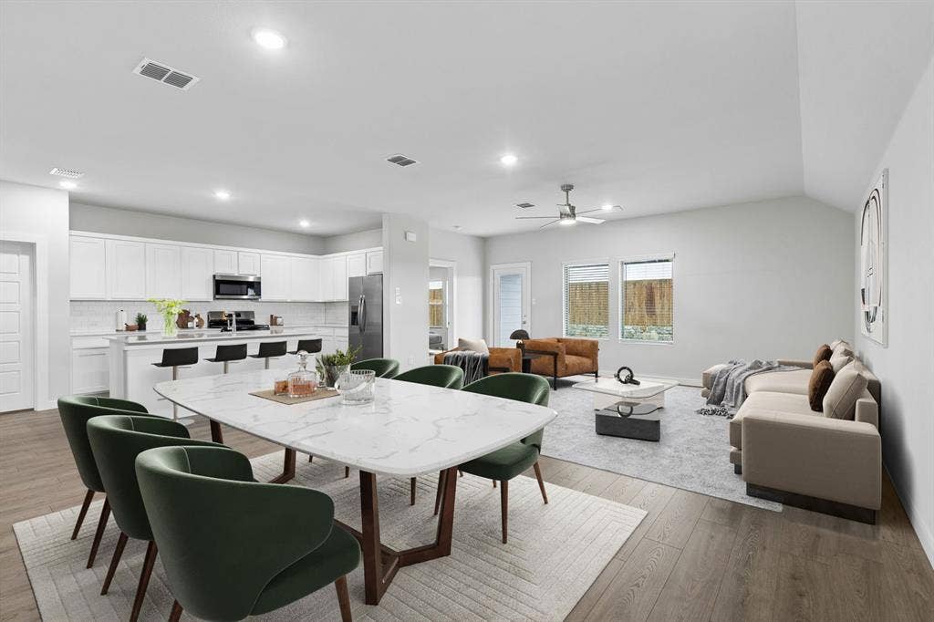 205 Whitlow Drive, Princeton, TX 75071 Open Floor Plan in the Oscar home plan by Trophy Signature Homes – REPRESENTATIVE PHOTO