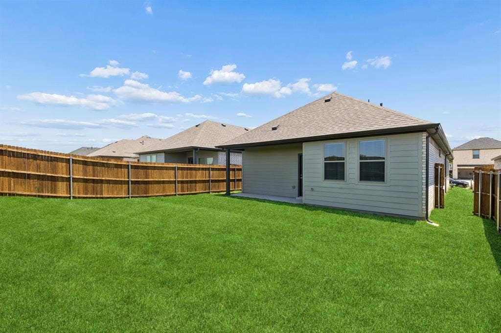 Covered Patio in the Cypress home plan by Trophy Signature Homes - REPRESENTATIVE PHOTO