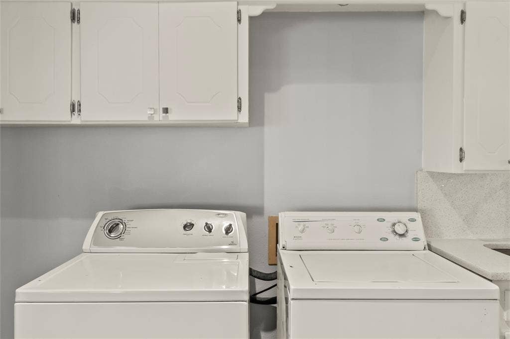 110 Henderson Harbor Circle, Payne Springs, TX 75156 White upper cabinetry, light-toned wall, and light-colored countertop