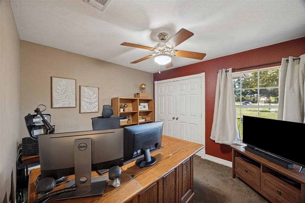 500 The Crossings Place, Lowry Crossing, TX 75069 This bedroom is currently used as an office.