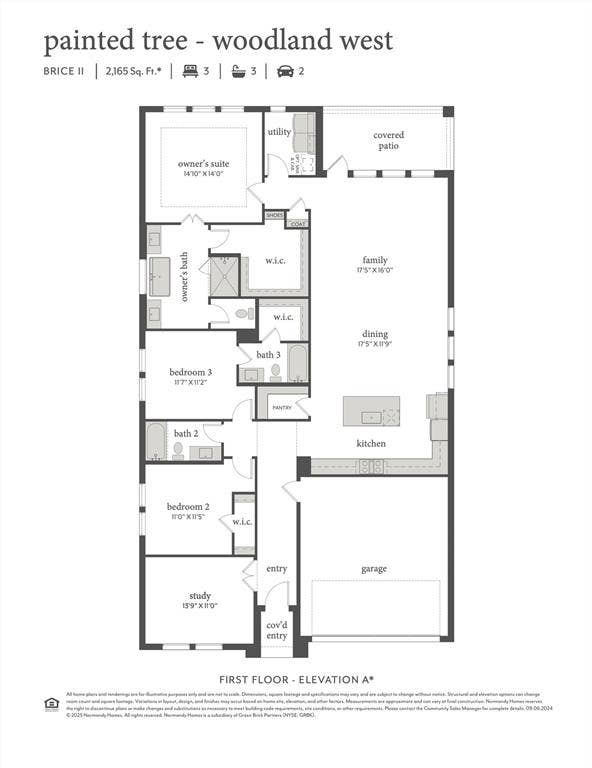 3417 Pickerel Point, McKinney, TX 75071 With an open concept floor plan that won't disappoint plus spacious bedrooms family and guests will love, our single story Brice II floor plan is a winner!