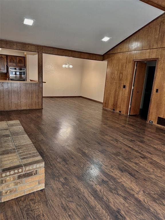 Spacious living area is open to the kitchen and breakfast area.