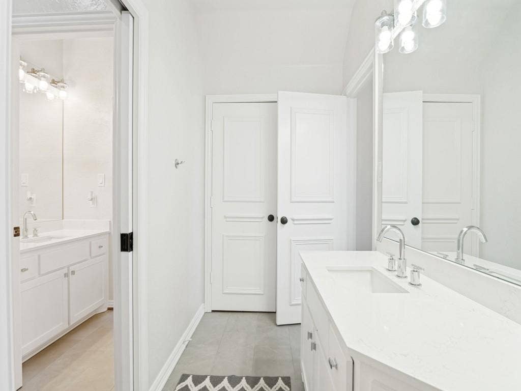 Jack and Jill Bathroom upstairs.