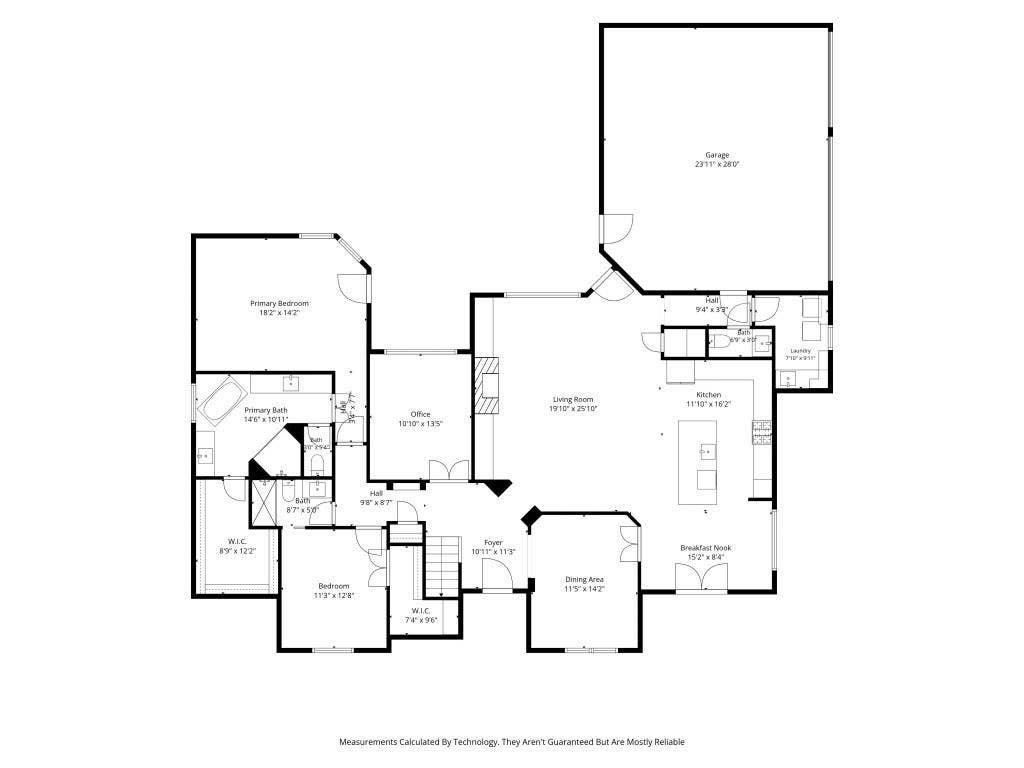 First floor plan.