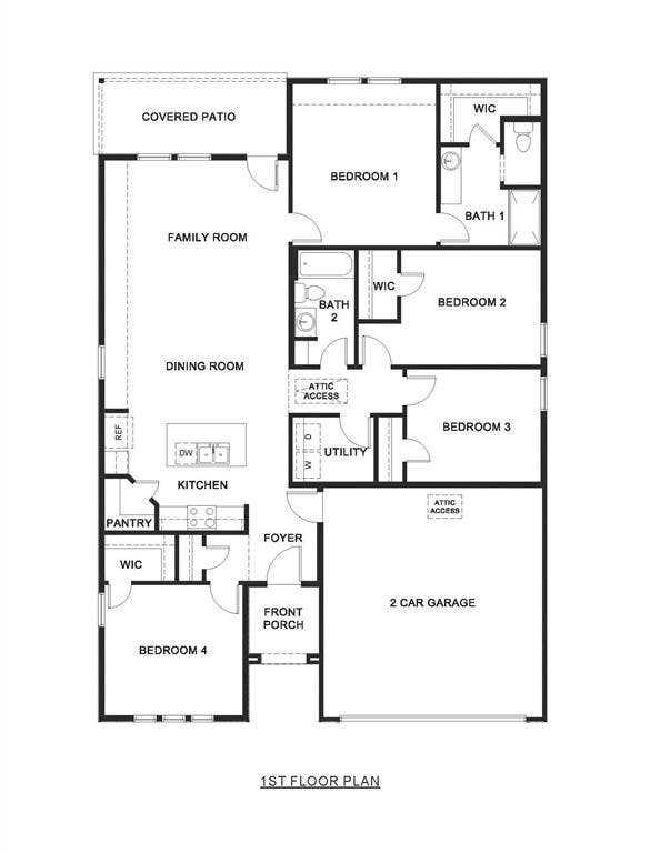 215 Yates Street, Bullard, TX 75757 Floor plan