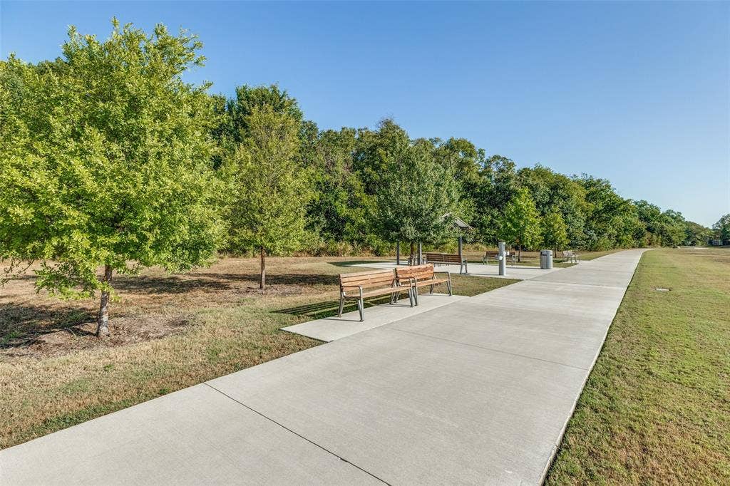 Lovely park across from home with extensive paths.