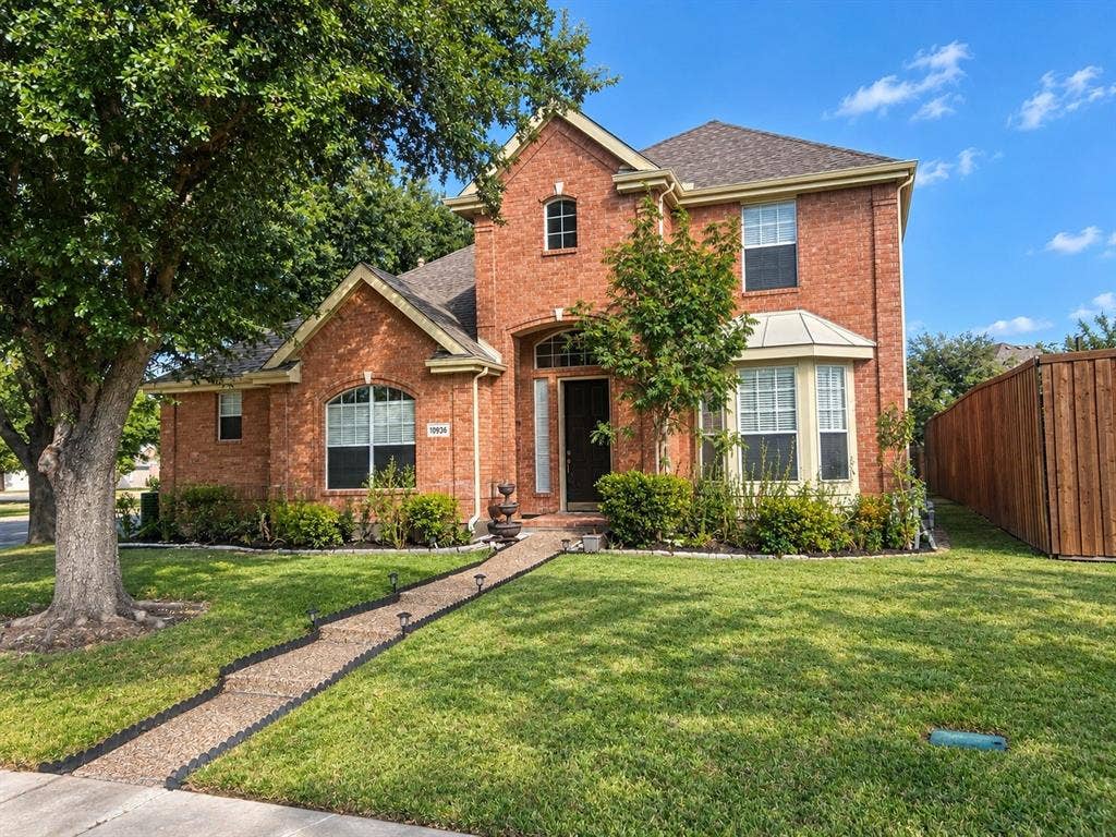 10316 Donley Drive, Irving, TX 75063 Brick exterior with multiple gables