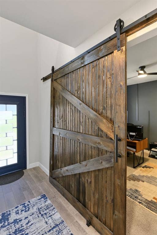 1221 Boulder Drive, Cedar Hill, TX 75104 With barn doors leading into the office