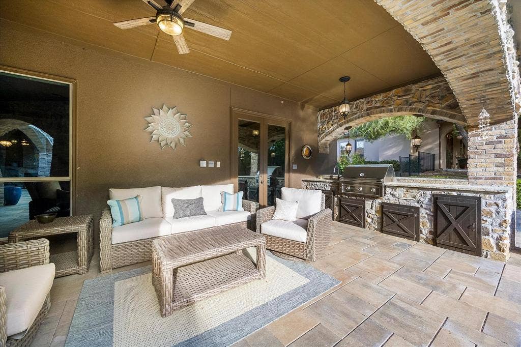 1739 Bison Meadow Lane, Heath, TX 75032 Outdoor Grilling Area