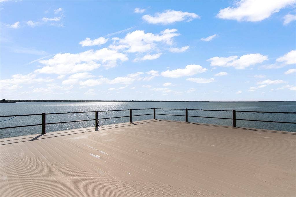 241 Loon Bay Drive, Gun Barrel City, TX 75156 Boathouse party deck with with miles of open water view