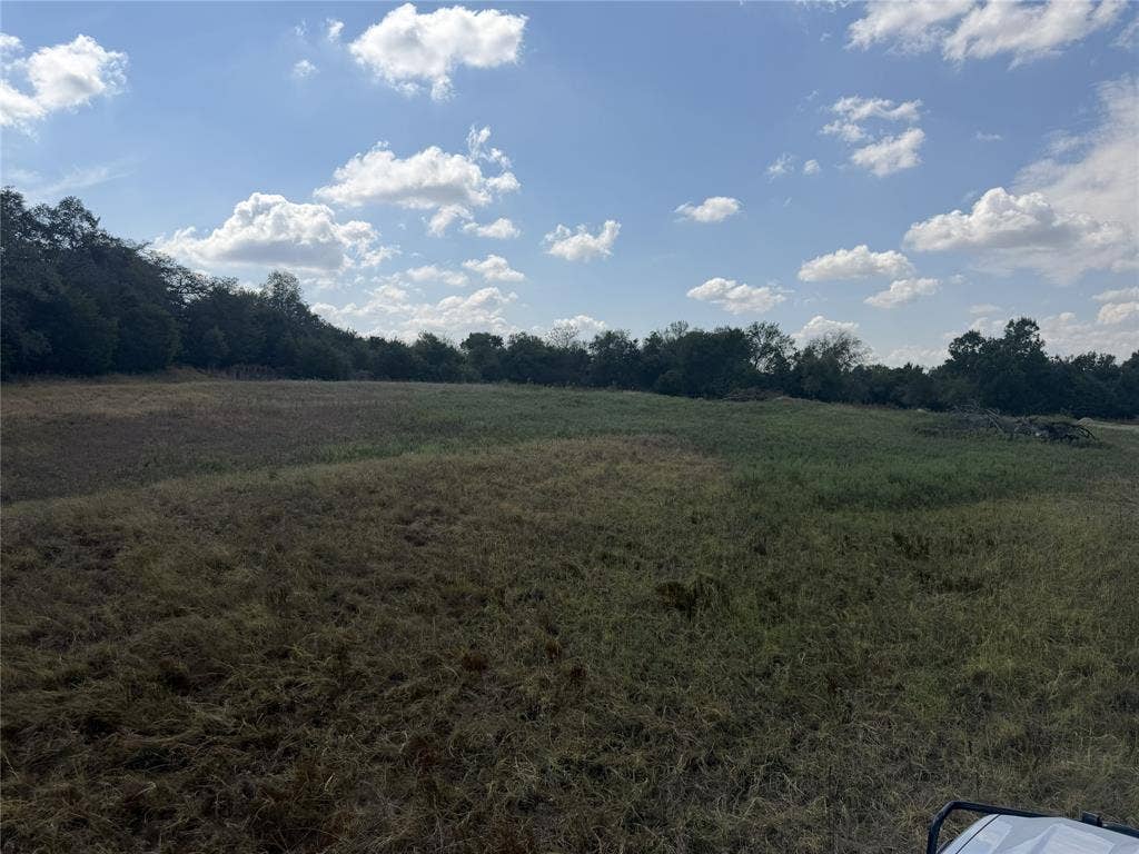 2016 Hoopers Court, Weatherford, TX 76085 Expansive open field with varied green and brown vegetation, bordered by mature trees