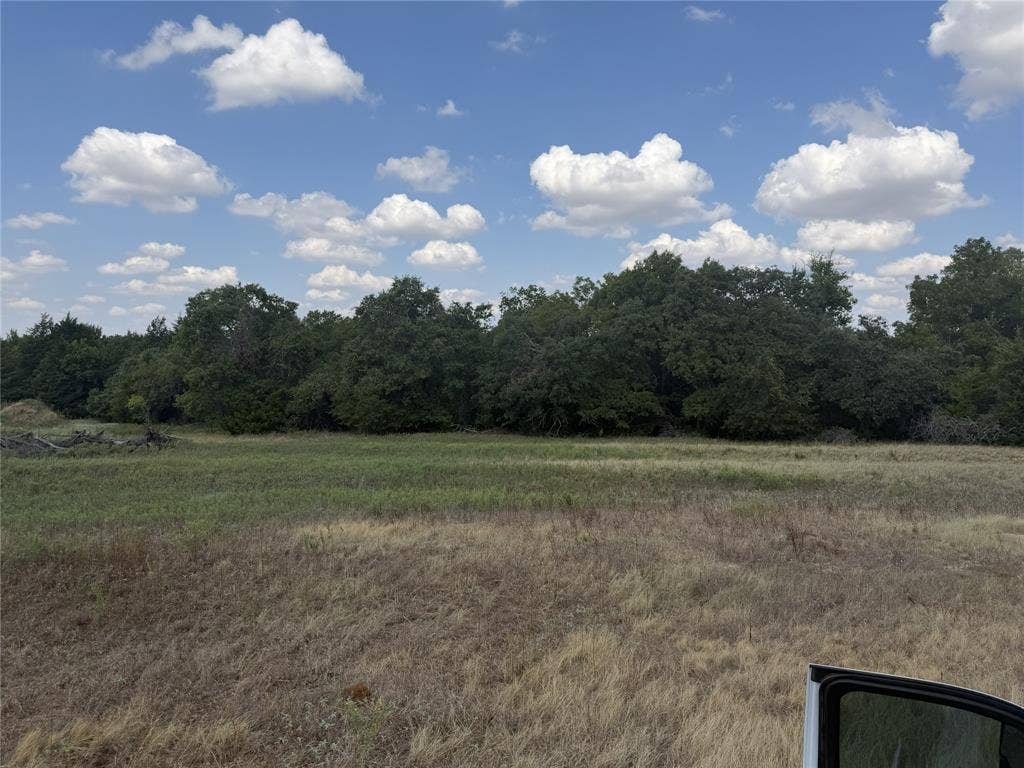 2016 Hoopers Court, Weatherford, TX 76085 Expansive land parcel featuring open fields and a dense tree line