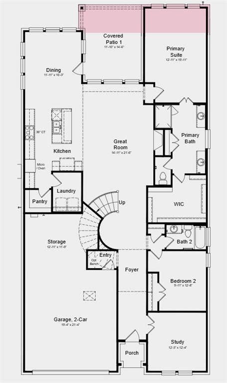1406 Victory Terrace, Northlake, TX 76226 Additional Highlights Include: extended primary suite and covered patio, upgraded mahogany front door, tiled shower floor at primary bath, and luxury finishes.