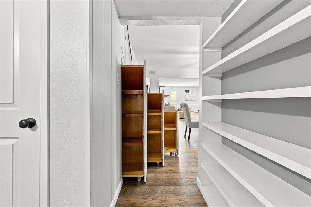custom under-stair storage make this home special