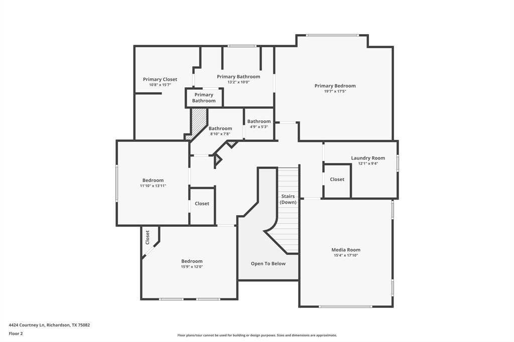 4424 Courtney Lane, Richardson, TX 75082 2nd Floor floorplan