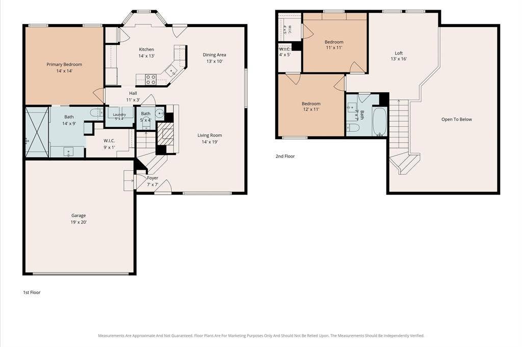 820 Raywood Circle, Plano, TX 75075 Room measurements are approximate.