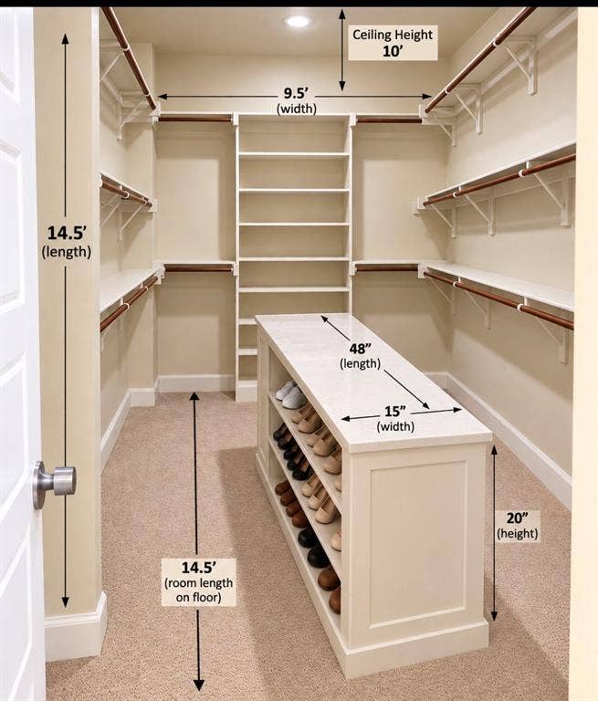 13018 Seattle Slew Street, Frisco, TX 75035 huge master bedroom closet