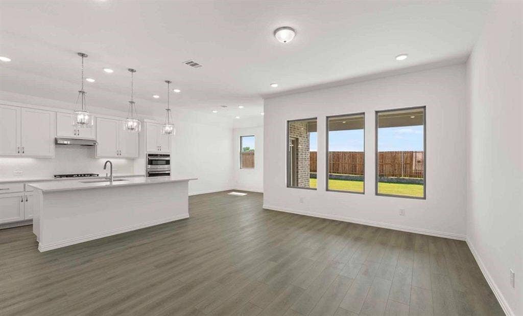 Open Kitchen-Living-Dining Room Representative Photo