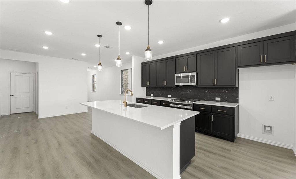 3644 Castle Drive, Celina, TX 75009 Kitchen Representative Photo featuring the Noir Collection