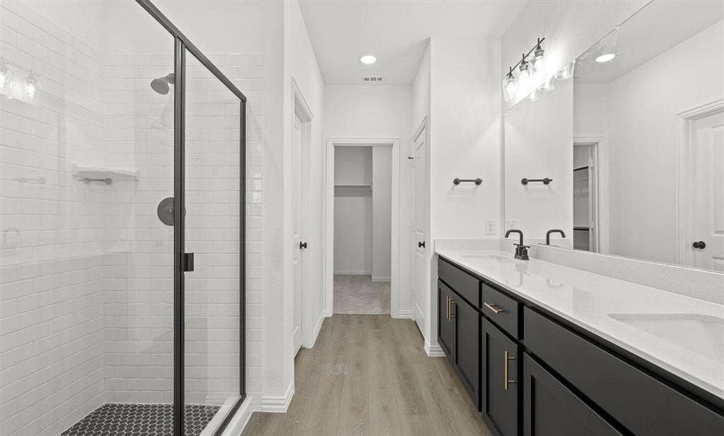 3644 Castle Drive, Celina, TX 75009 Primary Bathroom Representative Photo featuring the Noir Collection