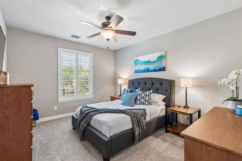 1530 Stillhouse Hollow Drive, Prosper, TX 75078 Secondary Bedroom with ensuite bathroom