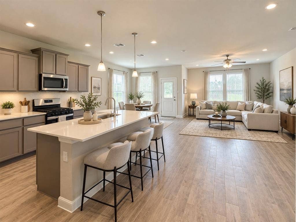 14617 Caelum Drive, Haslet, TX 76052 Open floor plan