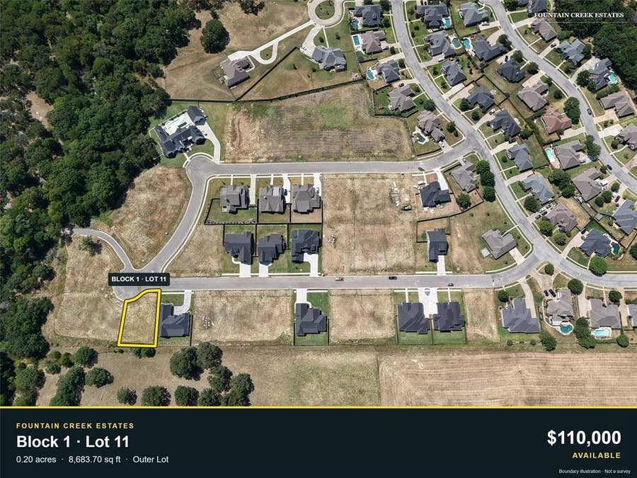 Property photo for 2044 Nichole Boulevard, Pottsboro, TX