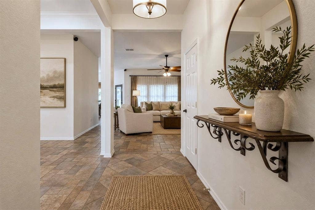 Tile Flooring Welcomes At The Entry