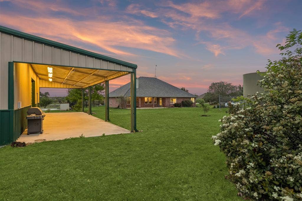 Covered Overhang Perfect For Outdoor Work Or Storage