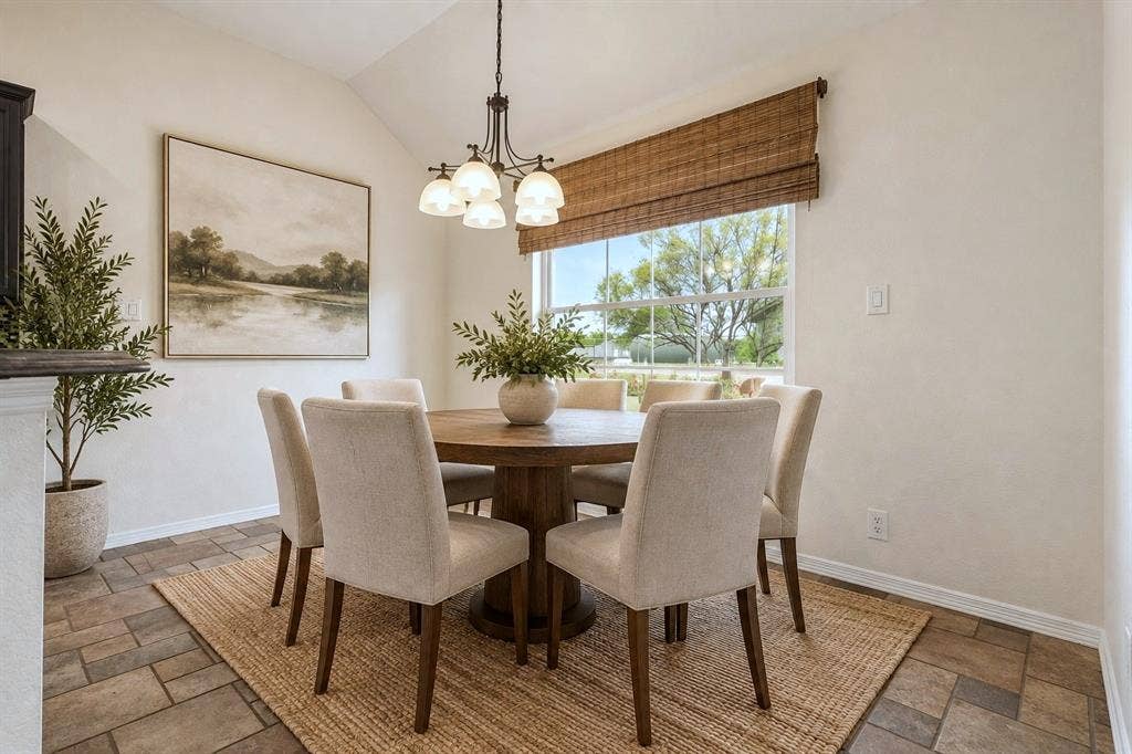 Dining Area Adjacent To Kitchen For Effortless Entertaining