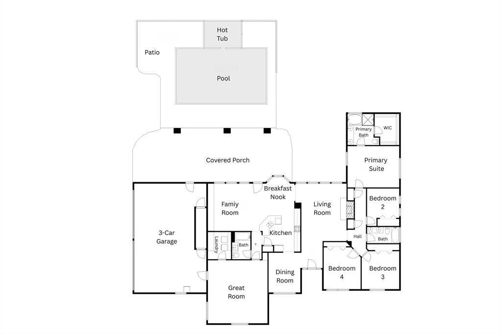 11408 Somerville Drive, Temple, TX 76502 Floor plan