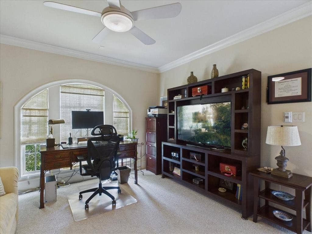 4301 Lomo Alto Drive, #B, Highland Park, TX 75219 First Floor Bedroom/Offfice