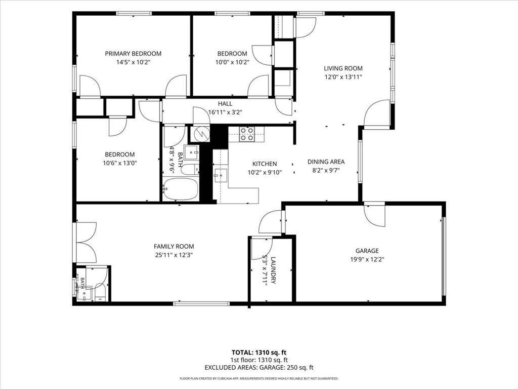 12326 Dandridge Drive, Dallas, TX 75243 Floor plan