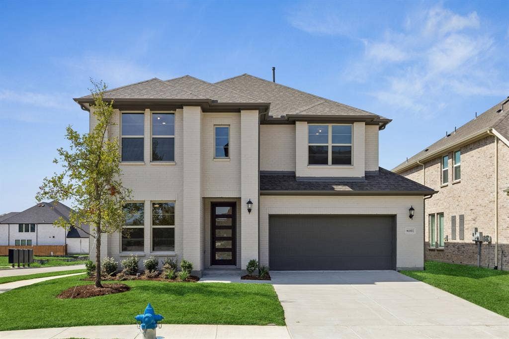 6901 Chief Spotted Tail Drive, McKinney, TX 75070 Gorgeous new construction, single family homes loaded with style and sophistication now available in the Estates at Stacy Crossing!