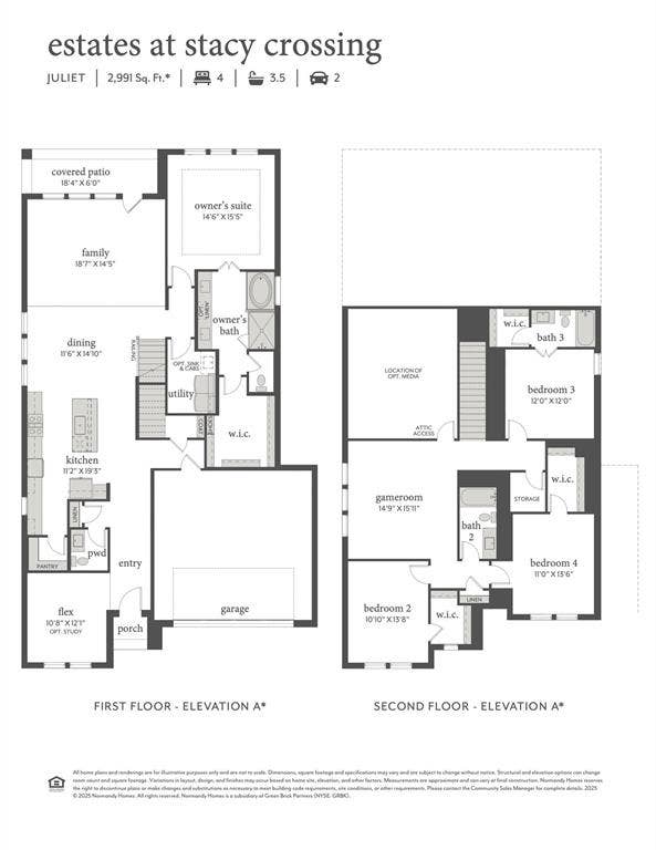 6901 Chief Spotted Tail Drive, McKinney, TX 75070 Our Juliet plan offers great entertaining spaces both inside and out, upstairs and down!
