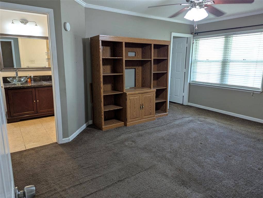 111 Murchison Street, Farmersville, TX 75442 View 1: Primary suite features an ensuite bathroom, multiple closets, and an interior mechanical closet. Plenty of potential to personalize this space!