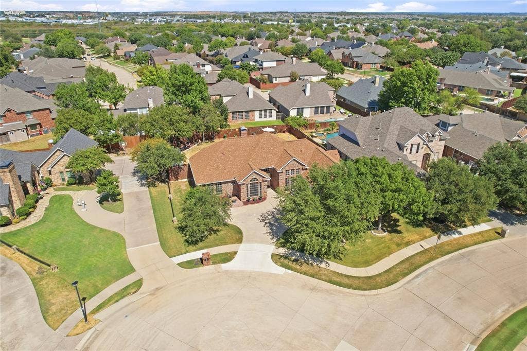 1926 Vintage Drive, Corinth, TX 76210 Curb appeal featuring a brick exterior and a paved driveway