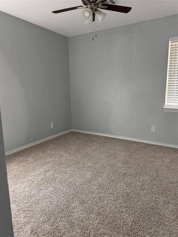 109 Waldman Drive, Gun Barrel City, TX 75156 Neutral gray walls, light-colored carpeting, and a ceiling fan with integrated lighting