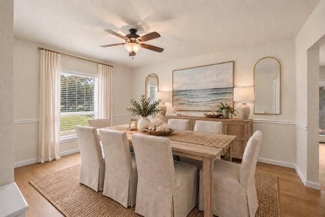 6513 Santa Fe Trail, Plano, TX 75023 Dining Area Virtually Staged