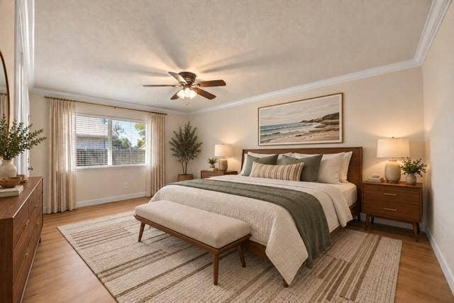 6513 Santa Fe Trail, Plano, TX 75023 Primary Bedroom Virtually Staged