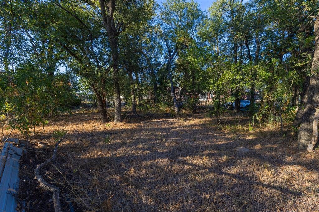 1122 Timberline Street, Bellmead, TX 76705 Natural landscape featuring mature trees and ground cover