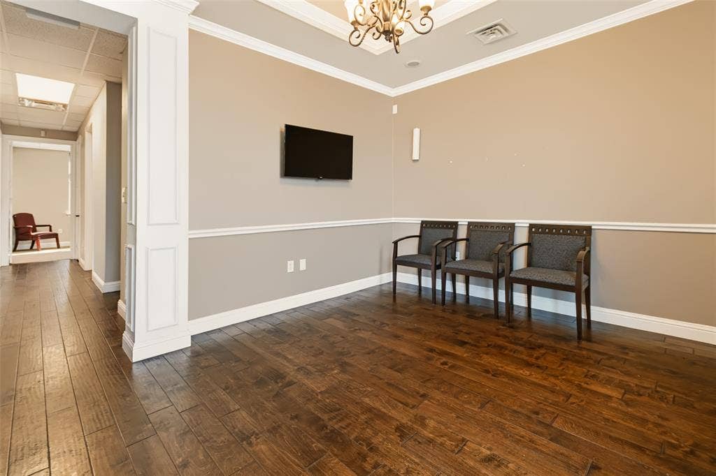 3900 S Stonebridge Drive, #203, McKinney, TX 75070 Hardwood-style flooring with a rich finish