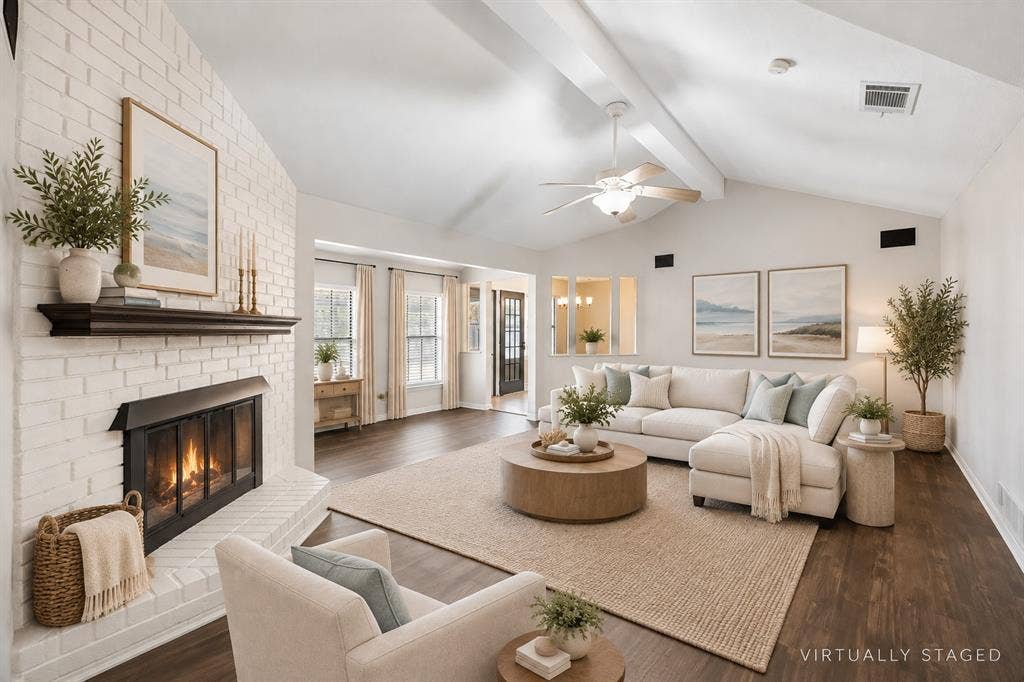 6344 N Park Drive, Watauga, TX 76148 Virtually Staged