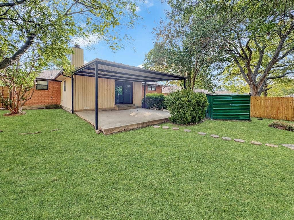 4331 Kolloch Drive, Dallas, TX 75216 Huge backyard, covered patio, and storage unit