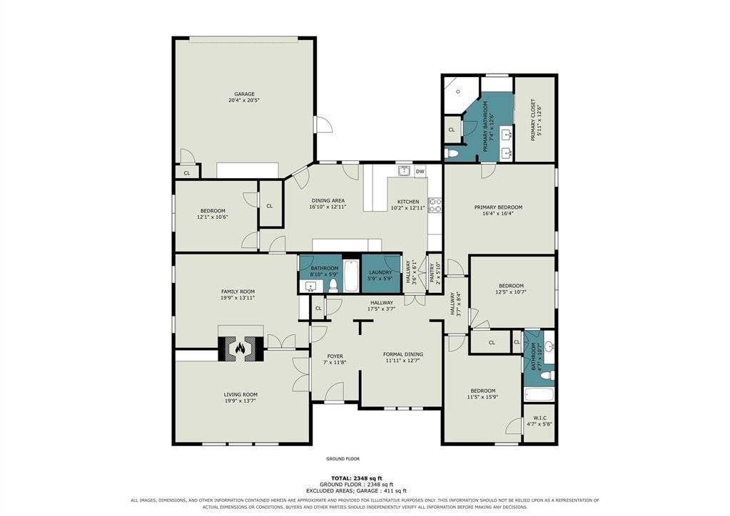 3313 Anchor Drive, Plano, TX 75023 Floor plan