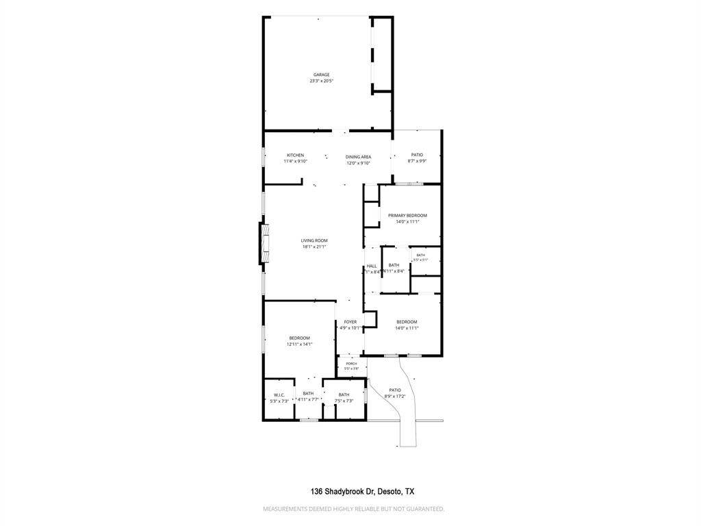 136 Shady Brook Drive, DeSoto, TX 75115 136 Shady Brook Drive, DeSoto, TX 75115