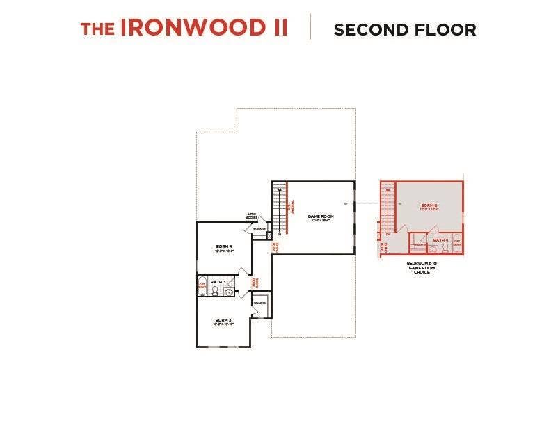 3533 Fathia Lane, Fort Worth, TX 76179 Ironwood II Master Set Second Floor