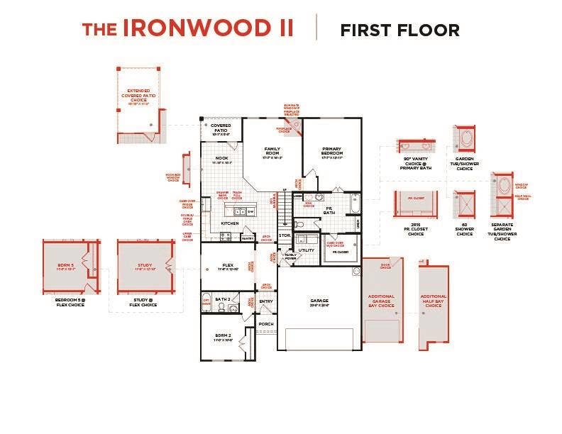 3533 Fathia Lane, Fort Worth, TX 76179 Ironwood II Master Set First Floor