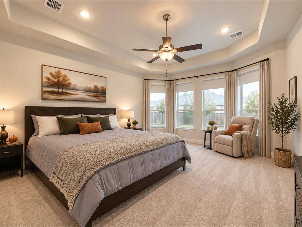 508 N Pecan Parkway, Northlake, TX 76247 Tray ceiling with recessed lighting